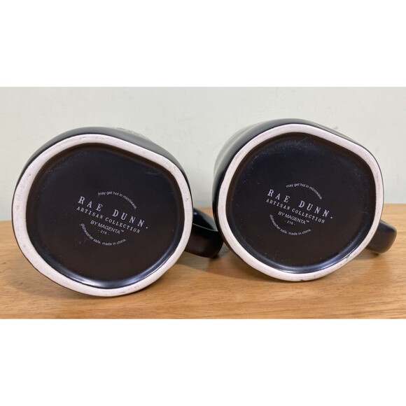 Rae Dunn Halloween Black HANDSOME DEVIL & WICKED WITCH Artisan Collection Witchy - Picture 5 of 9